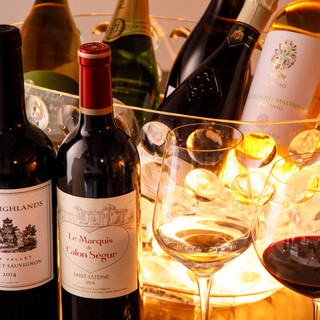 You won't get bored even if you go every day! 10 types of wine by the glass that change daily