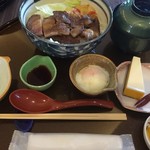 ゆさか庵 - 【’18.3】ステーキ丼らんち