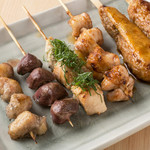 ながりの炉 - 焼鳥盛合せ