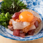 ながりの炉 - 海鮮ユッケ　