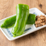 ながりの炉 - 名物パリパリピーマン　