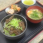 水見色きらく市 - 料理写真:幻の駿河牛定食１０５０円です。