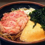 名代 富士そば - 朝そば＋紅しょうが天