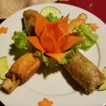 インドシナ号 ディナー クルーズ - 揚げ春巻き