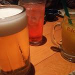 Izakaya Yatarou - 生ビール&グアバドリンク&マンゴージュース