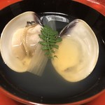 柊家 - 椀物　蛤の潮汁