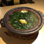 春夏秋冬ざこや - 新わかめとアワビの小鍋