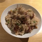 春夏秋冬ざこや - ホタルイカと新のりの土鍋ごはん