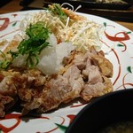 やよい軒 - 鶏モモ一枚揚げ