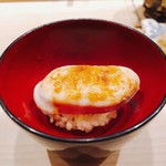 くろ﨑 - 2018.2.  静岡県下田産 虎河豚の白子丼