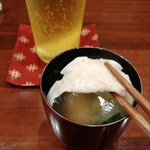 鳥田中 - 鶏ワンタン