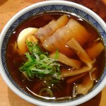 おぎ野 - ミニ叉焼麺醤油
