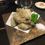 播州地酒 ひの - 牡蠣の天ぷら