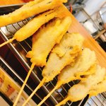 餃子 串処 でんでん - ナス揚げデカイ