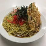 いなや - 冷麺大盛り掻き揚げ