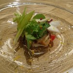 カミヤ - サーモンとホタルイカの春サラダ