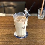 コーヒーハウス ニシヤ - アイスカフェラテ（500円）税込