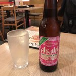 萩之茶屋 - ビール小瓶 ¥350- (2018.3.16)