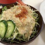 Ichibankan - オムカレーのサラダ