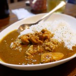 居酒屋　花ぼっくり - 名物♡20種以上のスパイスときのこの山で作る
うまさ100%チキンカレー  750円