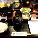 万葉 八日市店 - ハンバーグステーキ御膳