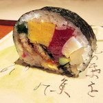 富小路 やま岸 - 12.節分の特製太巻き