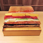 富小路 やま岸 - 太巻きの具材(2018.2月上旬)