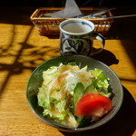 オルガン - 前菜のスープ&サラダ
