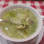 ビストロ アオキ - あさりと春キャベツのスープ