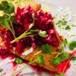 ビストロ アオキ - メバルのビーツソース