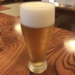 草薙の湯 お食事処 旨い蔵 - 生ビール(小)