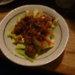 大島や - キャベツ＆肉味噌　美味いウマイ！