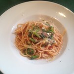 クングラーノサリ - 菜の花のトマトソースパスタ