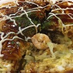 みっちゃん総本店 - えび 肉玉そば