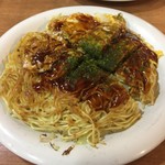 みっちゃん総本店 - えび 肉玉そば