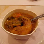 Authentic South Indian Cuisine Sri Balaj - サンバル　（ワダ入り）