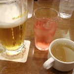 銀座ライオン 新宿センタービル店 - ビールとアセロラジュース