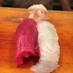 新橋鶴八 - 赤身・平目