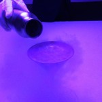 グランド ダイア - 浜中産の雲丹、蝦夷アワビ、ユリ根、ムカゴが入ったカクテル。冬の海を表現しているそうです。