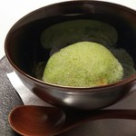 グランド ダイア - 泡の中にはオマール海老が黒豆味噌、クレソンとともに入ってます(*￣∇￣)ノ