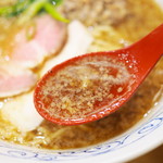 福島壱麺 - 鯖背脂絞り醤油ラーメン
