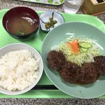 なりこま家 - 肉増しハンバーグ定食