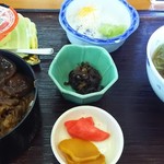 Hichisougoten - 飛騨牛しぐれ丼定食 1400円
