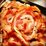 博多串焼き バッテンよかとぉ - ”豚ナンコツの燻製“のアップ。