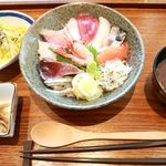 魚どん 然 - 20180317漁師の至宝海鮮丼