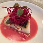 プレスキル - アップ。
      蕎麦の実かアクセント。
      アンチョビの効いたソース美味しい！