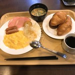 ホテルルートイン - 2018年3月　初日の朝食