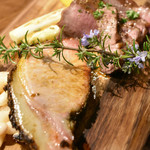 ピッツェリア・エ・バール・レガーメ - アリスタと牛たんと白アスパラガスなど