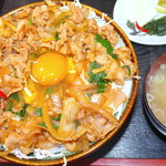 いなだや - 大月スタミナ丼 大盛り 850円