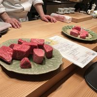 肉割烹 上 - 本日のお肉